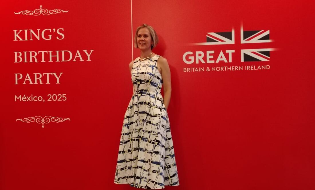 Susannah Goshko, embajadora del Reino Unido en México en el marco de la King's Birthday Party este jueves 13 de noviembre de 2025. Foto: Eduardo Dina/ EL UNIVERSAL