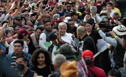 El paso a paso de la marcha... dentro del círculo más cercano a AMLO 