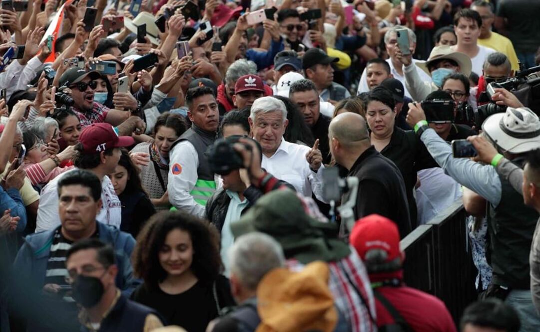 El paso a paso de la marcha... dentro del círculo más cercano a AMLO 
