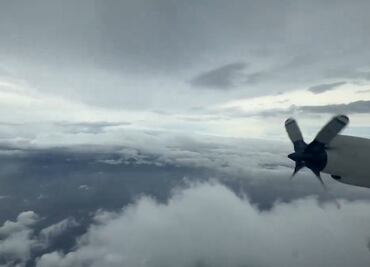 VIDEO: Así se ve el ojo del huracán Helene desde un avión cazahuracanes; el ciclón llegará a Florida este jueves