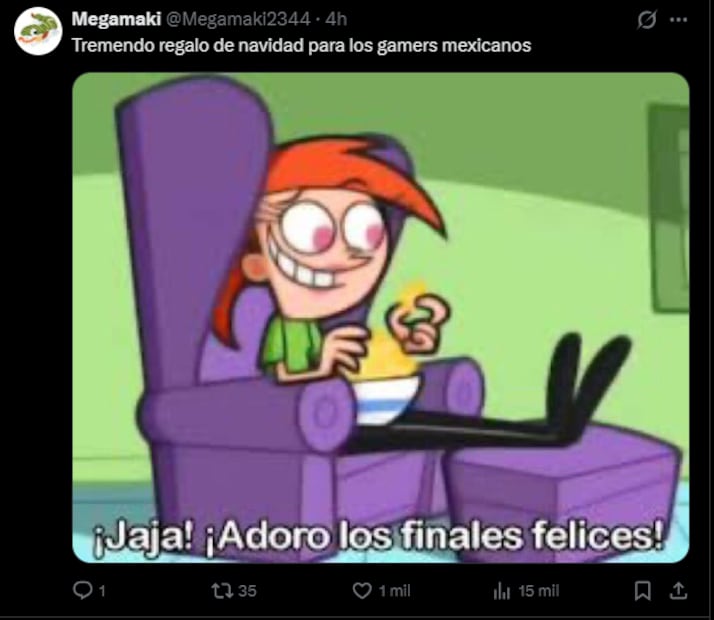 Así reaccionaron los amantes de los videojuegos. Foto: Redes Sociales