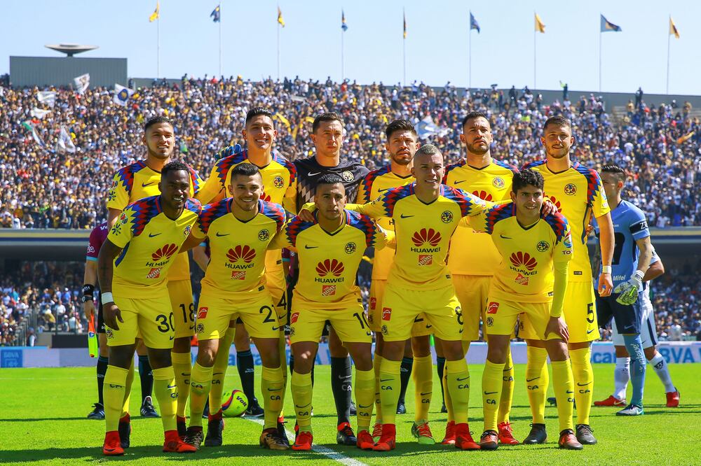 Imago7. América durante el juego de la Jornada 3 de la Liga MX en el Estadio Olímpico Universitario
