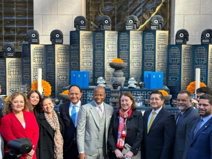 Una ofrenda de Día de Muertos en el corazón de Nueva York