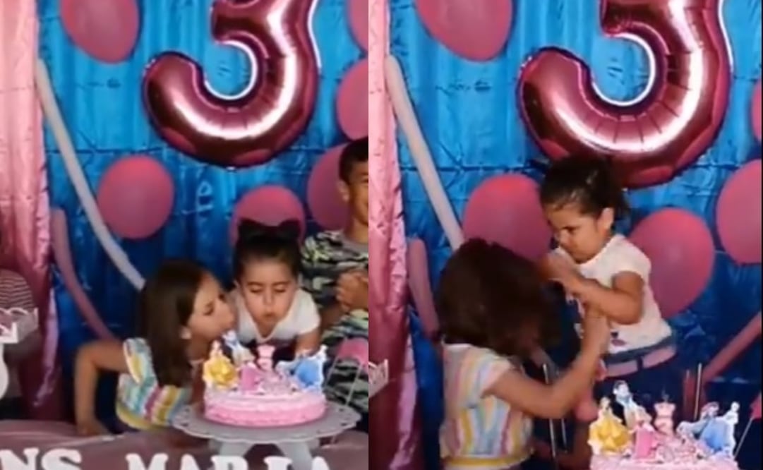 Hermanas se hacen virales tras pelea en fiesta de cumpleaños en Brasil Foto: Captura de video