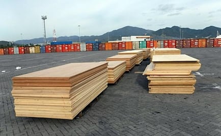 Wood mixed with cocaine seized in Mexico