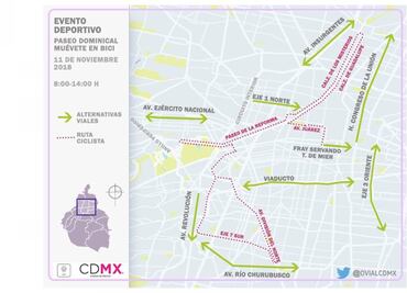Cierran diversas avenidas de la CDMX por eventos deportivos