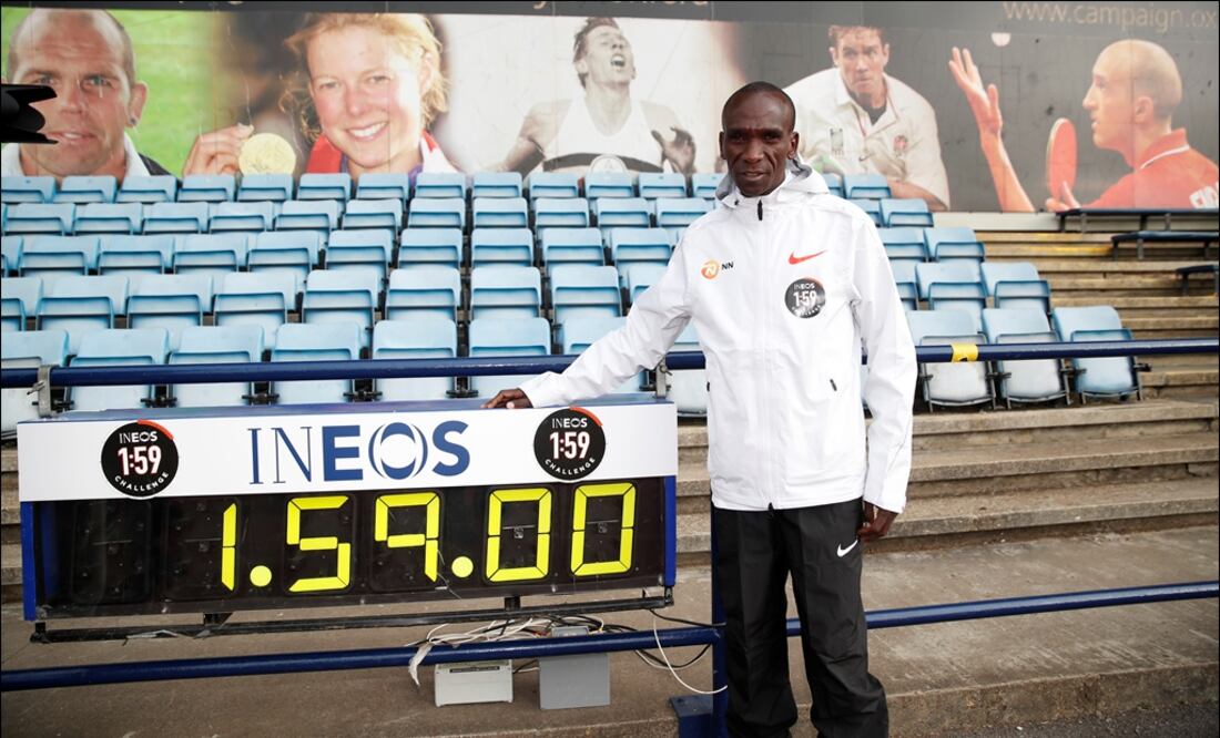 Kipchoge es dueño del récord mundial oficial. Foto: Reuters