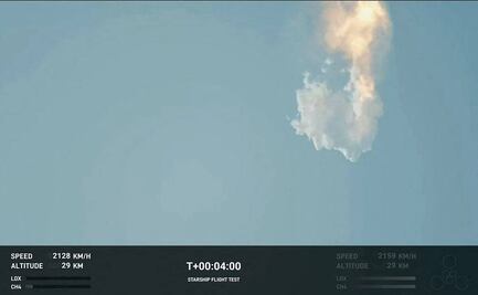 Cohete Starship de SpaceX explota en el aire en su primer vuelo de prueba