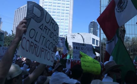 Inicia marcha “Vibra México” en Paseo de la Reforma