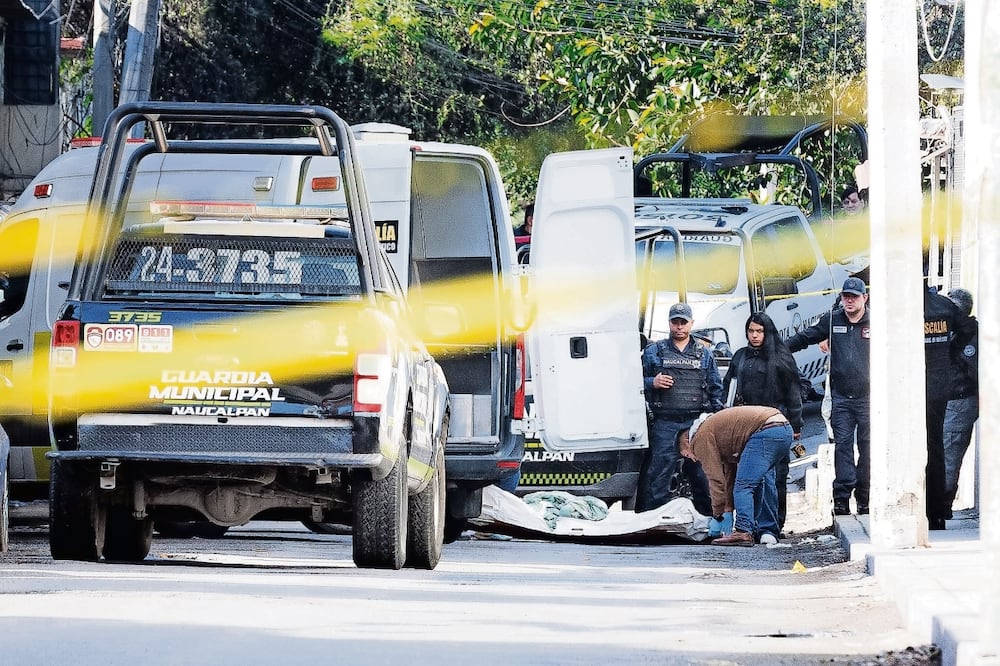 El cadáver estaba maniatado y presentaba heridas de bala. Foto: Osmar Alvarado / EL UNIVERSAL