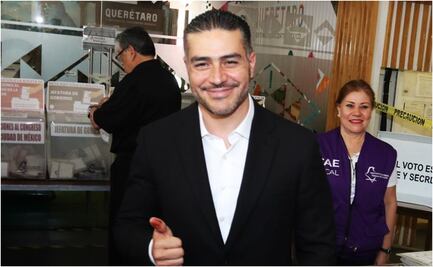 García Harfuch emite su voto en Polanco: “me da mucho gusto ver esta participación tan alta”