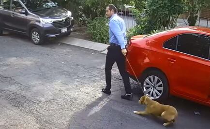 VIDEO. Hombre abandona a su perro en Ecatepec
