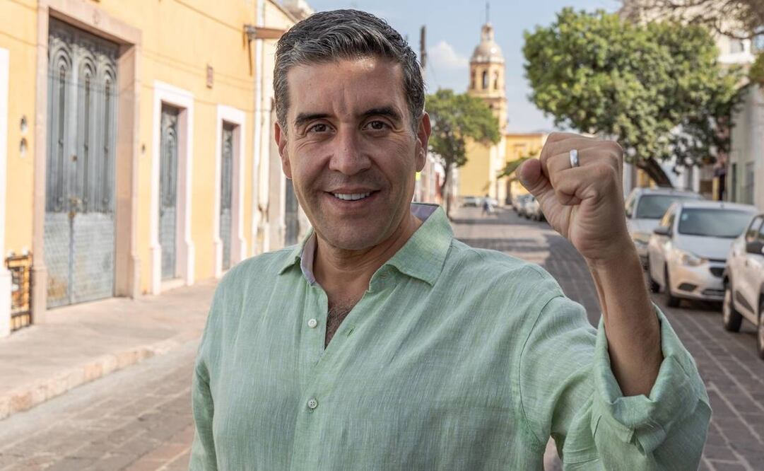 José María “Chema” Tapia Franco, aspirante a la alcaldía de Querétaro. Foto: @CHEMATAPIA