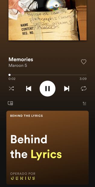 Cómo ver las letras de las canciones en Spotify