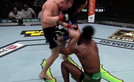 El brutal rodillazo de peleador de UFC que le provocó ser descalificado