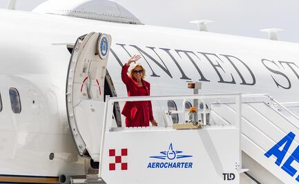 Jill Biden llega a México para la investidura de Claudia Sheinbaum como presidenta