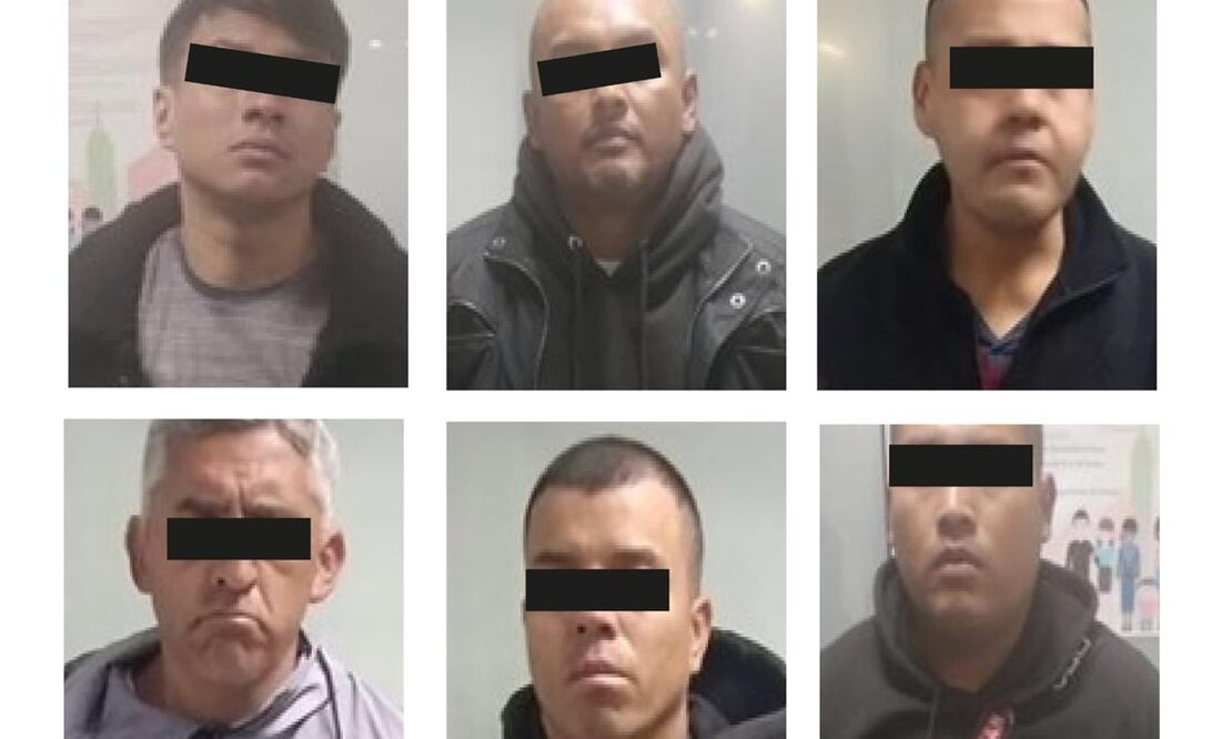 La SSC informó sobre la detención de 6 hombres en la alcaldía Venustiano Carranza (16/11/2024). Foto: Especial