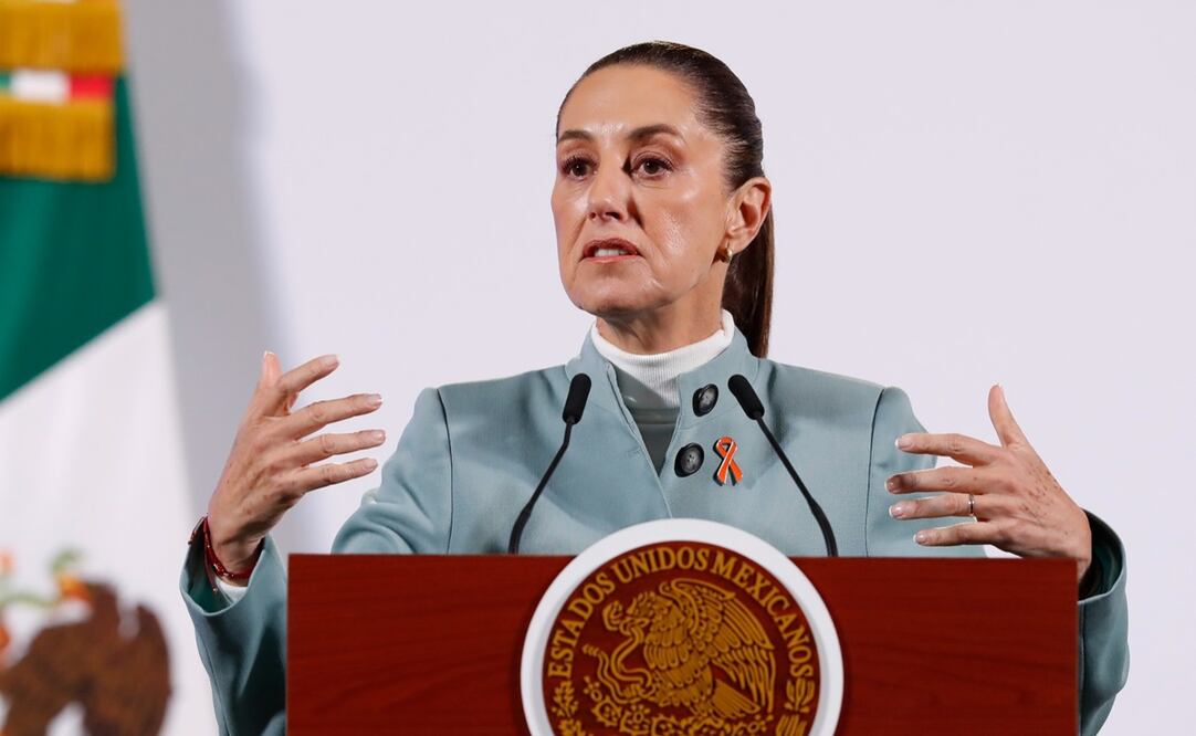 Conferencia mañanera de Claudia Sheinbaum del 25 de noviembre, desde Palacio Nacional. Foto: Presidencia