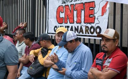 CNTE sale de Segob sin acuerdos; acusa que no hay compromiso para sostener reunión con Sheinbaum