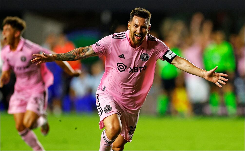 Lionel Messi se estrenó con anotación en el Inter Miami / FOTO: AFP