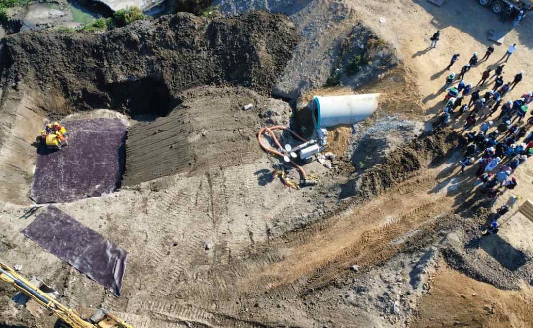 Alcaldía Iztapalapa asegura que obras de Reforzamiento del Colector Teotongo avanzan en tiempo y forma; trabajos concluirán el 30 de mayo.
Foto: Especial.