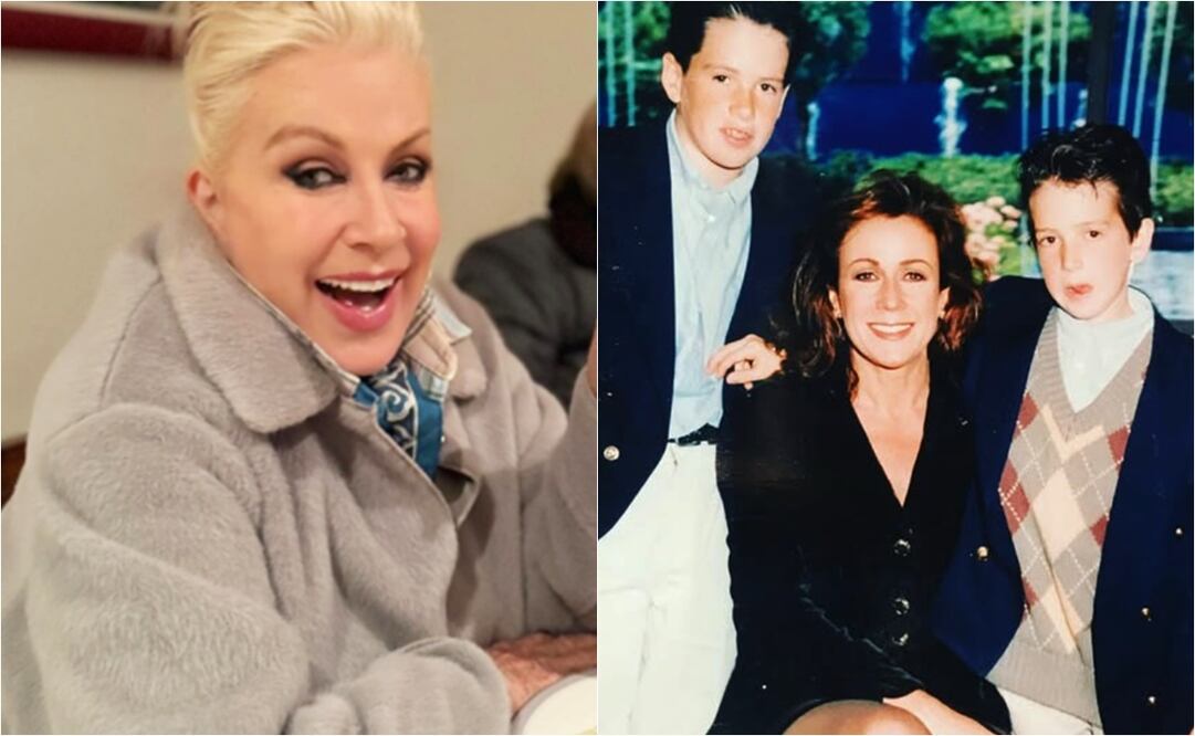 Laura Zapata tiene dos hijos; Claudio y Patricio.
Fotos: Instagram