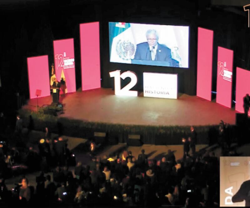 En su informe, Jaime Bonilla pidió a los asistentes guardar un minuto de silencio por las víctimas del Covid. TOMADA DE VIDEO