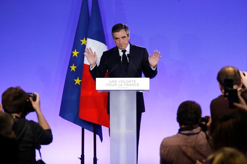 El candidato conservador a la presidencia de Francia, François Fillon (Foto: EFE)