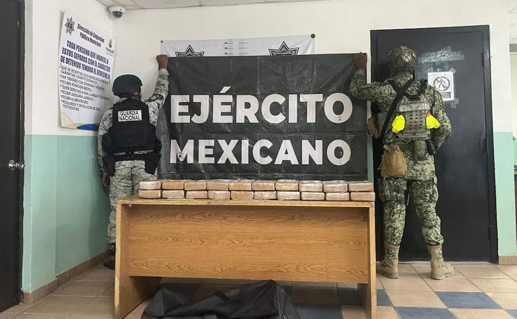 Aseguramiento de inmueble, vehículo, drogas y más en Mexicali, Baja California. Foto: Especial