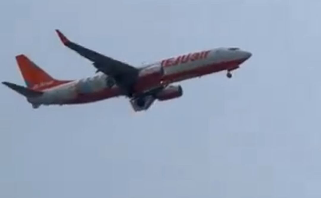 Vuelo de Jeju Air cancela su aterrizaje por fuertes vientos en Fukuoka, Japón. Foto: captura de pantalla
