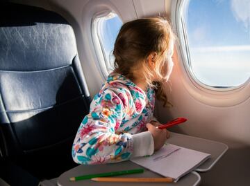 ¿Los niños pagan boleto de avión?
