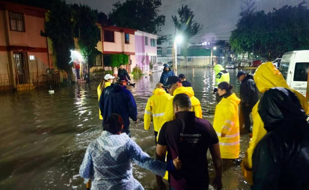 Persisten afectaciones por lluvias en Tlalnepantla. Foto: Especiales