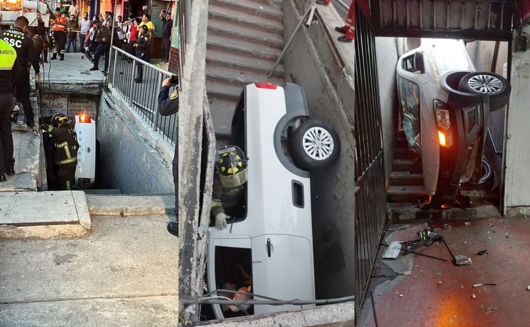 El chofer resultó herido. Foto: Especial