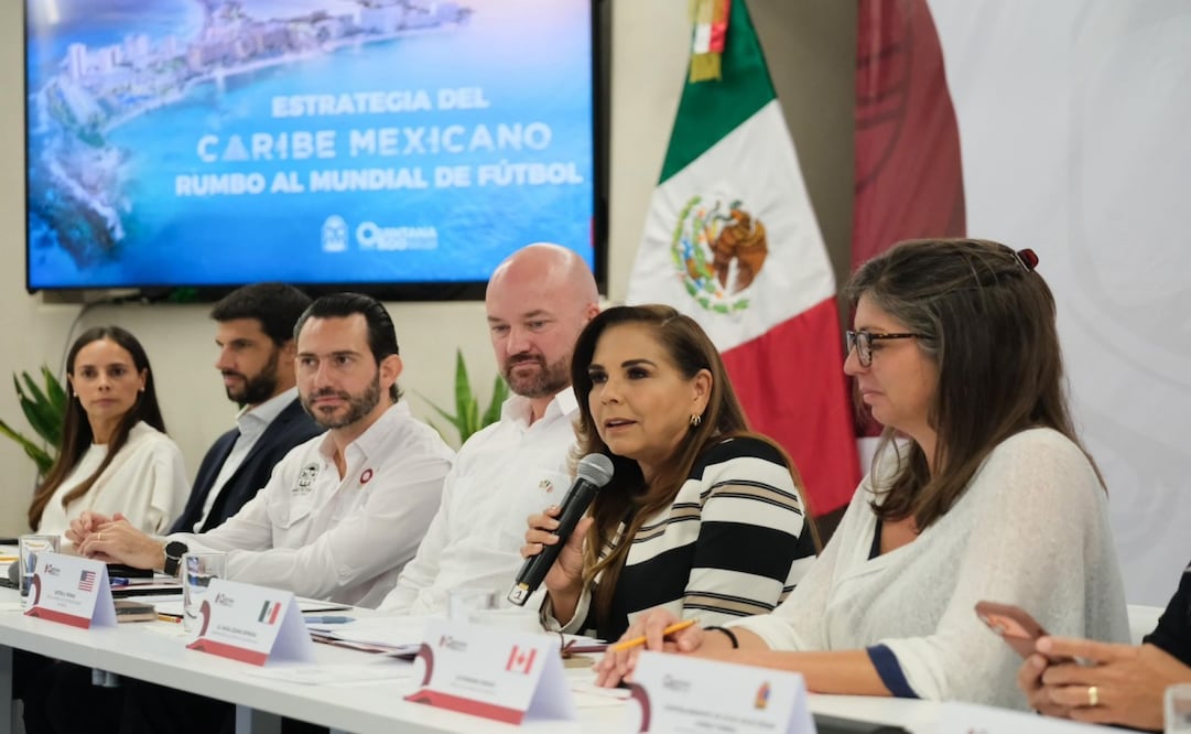 Quintana Roo rumbo al Mundial 2026; Mara Lezama coordina estrategia internacional con 21 países. Foto: Especial