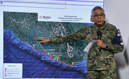 Semar: Huracán "Erick" de categoría 3 está en tierra; apunta que se disipará como depresión tropical en Michoacán
