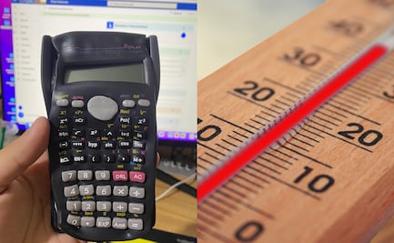 Calculadora se derrite por el calor en Monterrey y se hace viral 