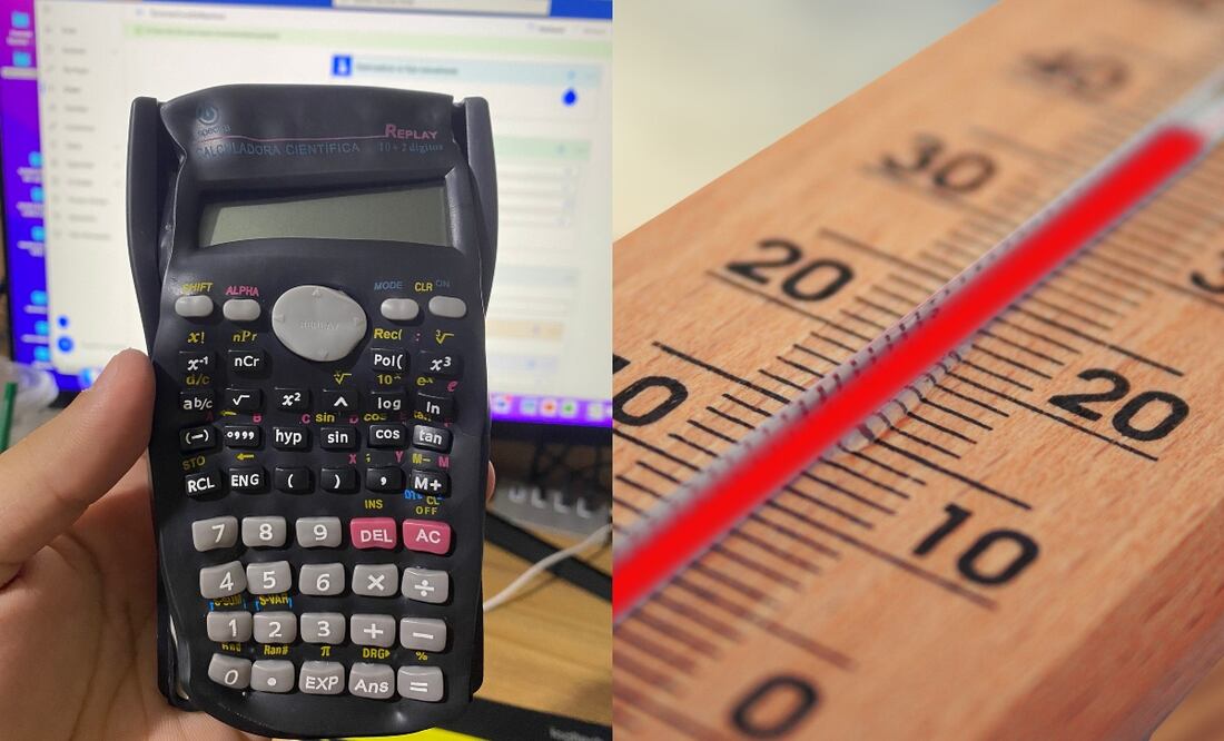 La calculadora derretida por el calor en Monterrey hace reír a usuarios de Twitter. Foto: Twitter (@LaloRddz16)