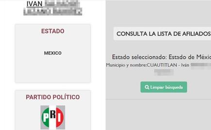 Historia. Lo afilian sin su permiso al PRI