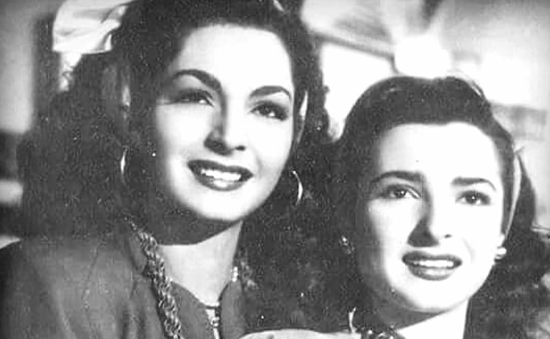 Elsa Aguirre y su hermana Alma Rosa iniciaron juntas su andar artístico.