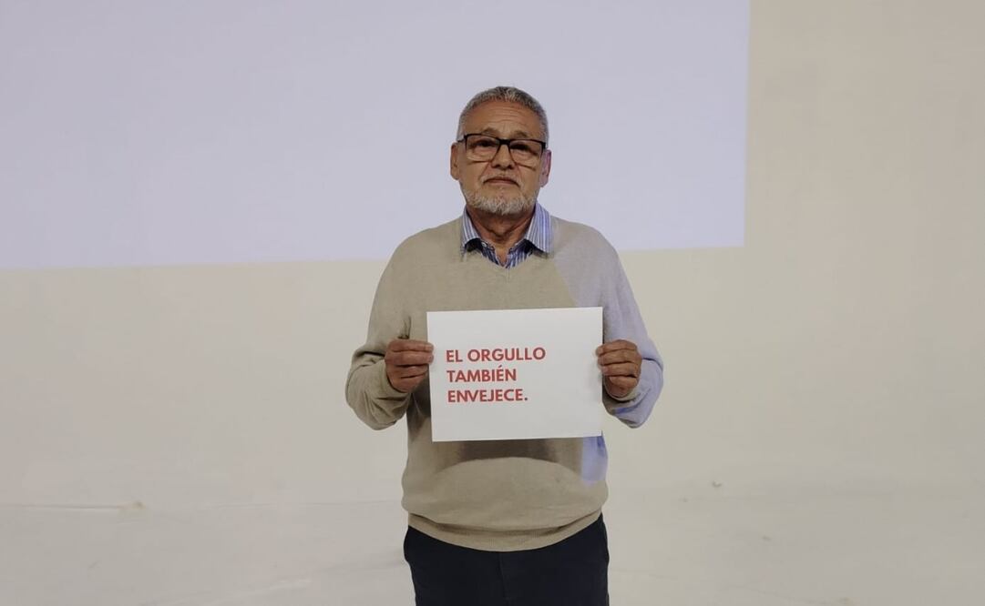 "Es muy complicado ser adulto mayor LGBT"; tuvo que haber mucha sangre para que se hiciera la Marcha de CDMX. Foto: Eduardo Dina / EL UNIVERSAL