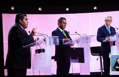 Ataques y señalamientos, así fue el debate de los candidatos a la gubernatura de Puebla 