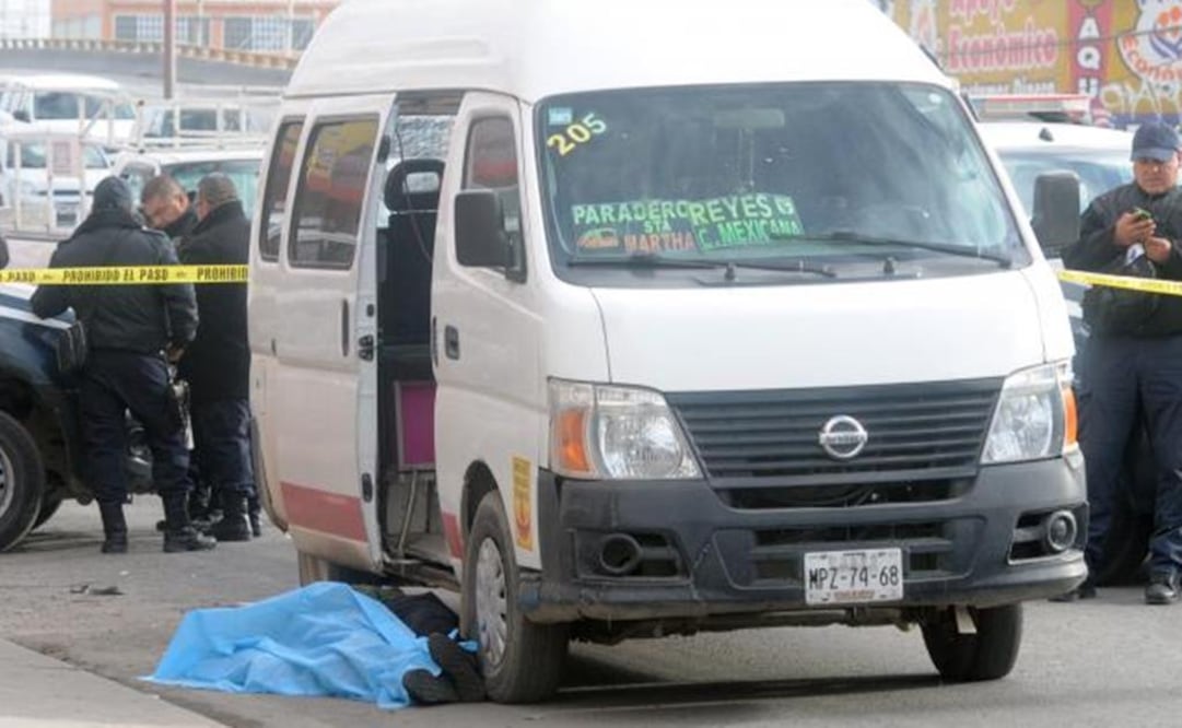 Van 8 muertos por robo en el transporte en Edomex
