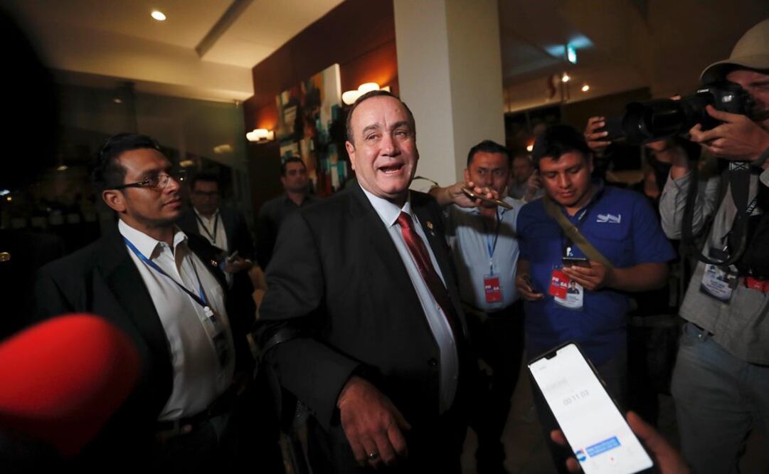 El candidato a la presidencia de Guatemala Alejandro Giammattei  (Foto: EFE)