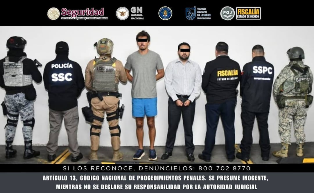 Detienen a dos funcionarios ambientales del Edomex; son investigan por extorsión a verificentros.
Foto: Especial.