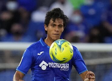 José Juan Macías jugó con el Getafe, pero entró de cambio al minuto 89