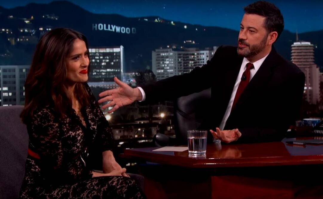 "Todo el mundo tiene derecho a su propia locura", dijo la actriz mexicana. (FOTO: Jimmy Kimmel Live)