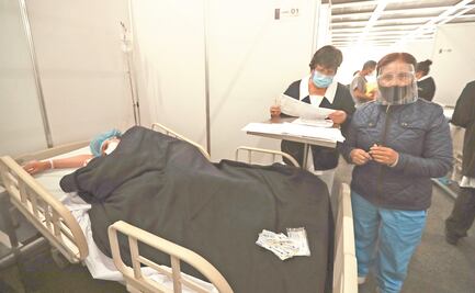 Equipan centro temporal para pacientes no Covid