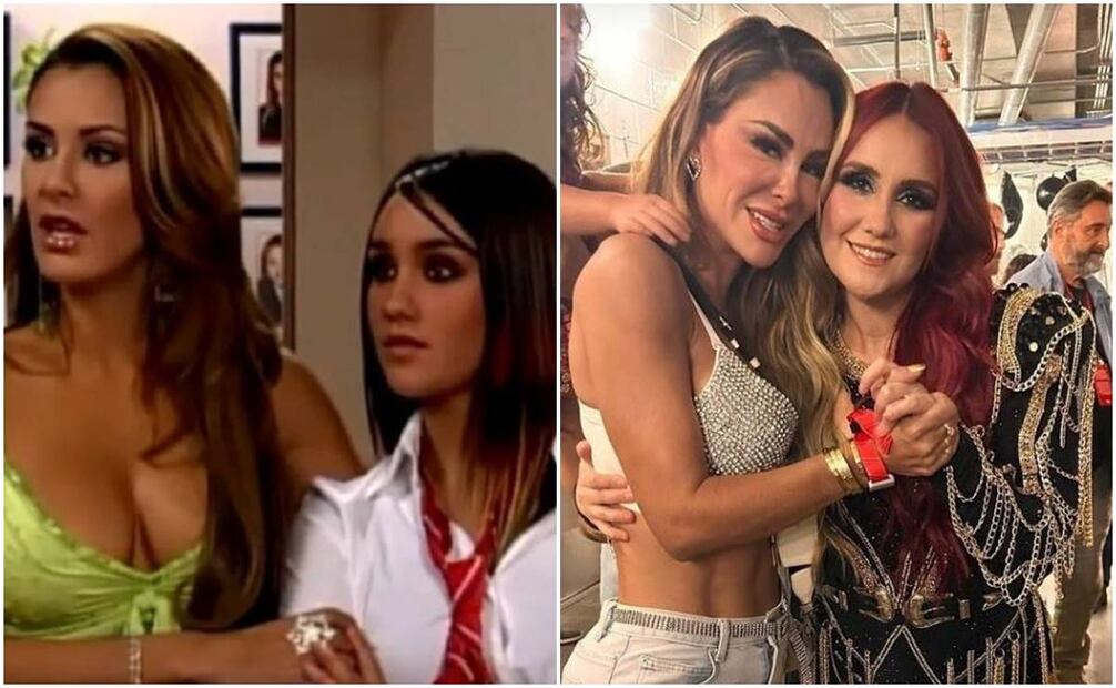 Ninel Conde y Dulce María 20 años después.