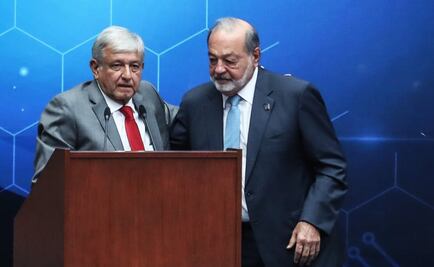 Is there a feud between López Obrador and Carlos Slim?