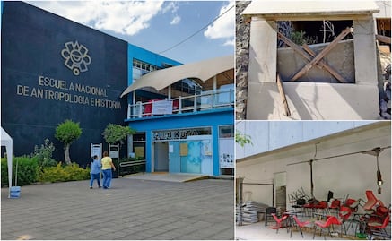 ENAH, una escuela en ruinas ignorada por la dirección del INAH